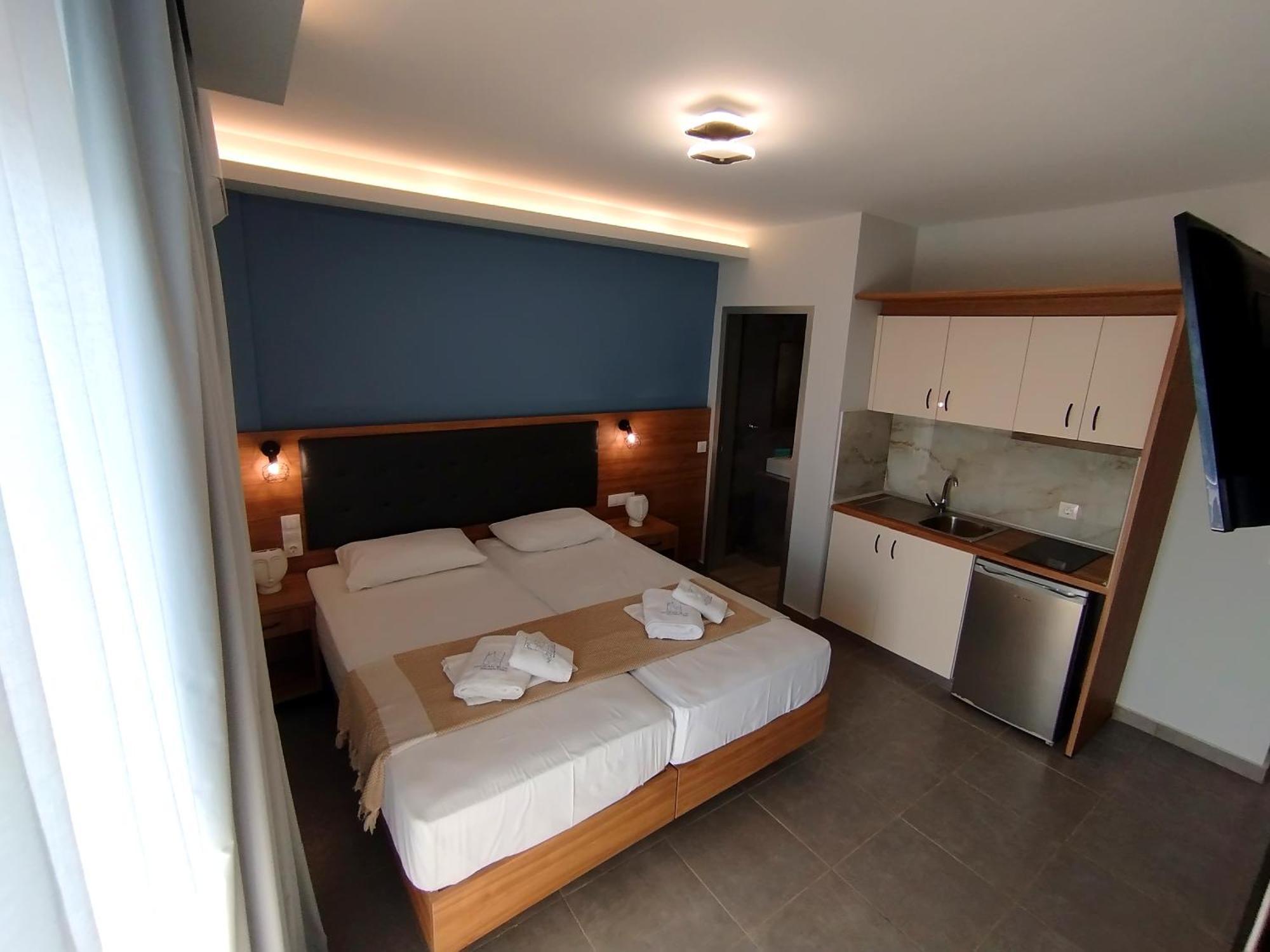 Ferienwohnung Aegean Blue Leptokaryá Exterior foto