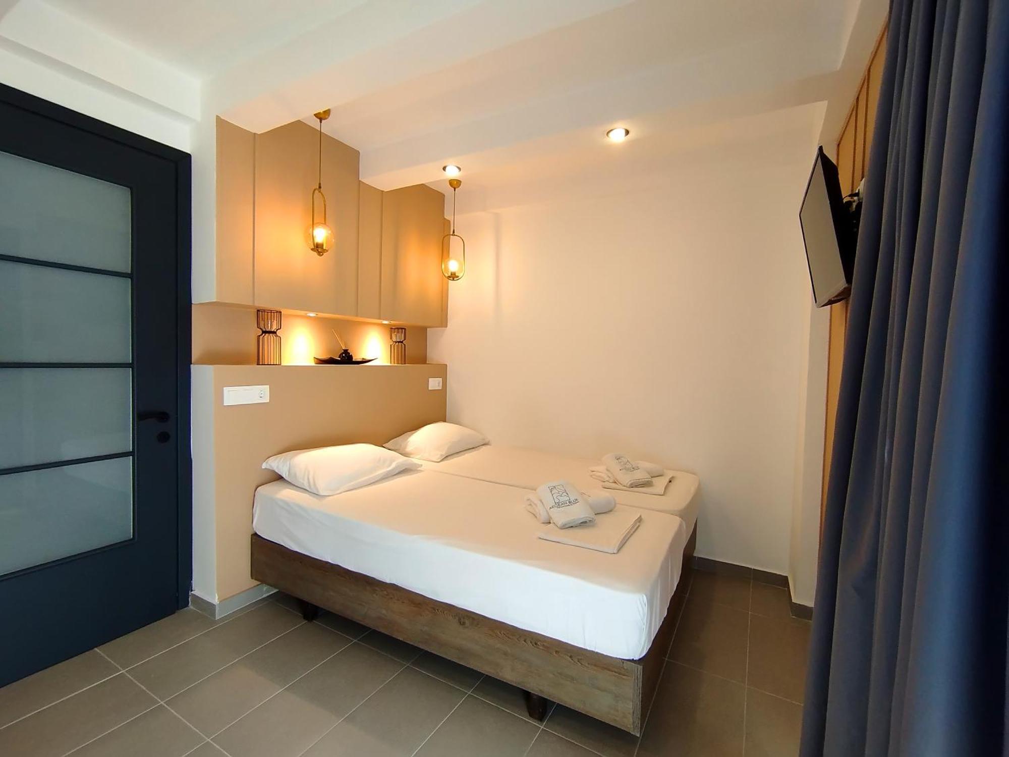 Ferienwohnung Aegean Blue Leptokaryá Exterior foto